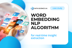 NLP algorithm for real-time insights extraction